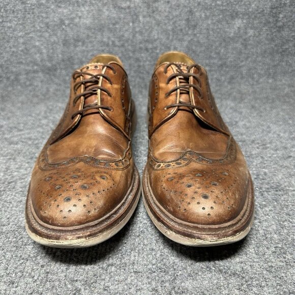 Magnanni Wingtip Brown Leather Dress Shoes Men Size 9 ExtraLight main image 5
